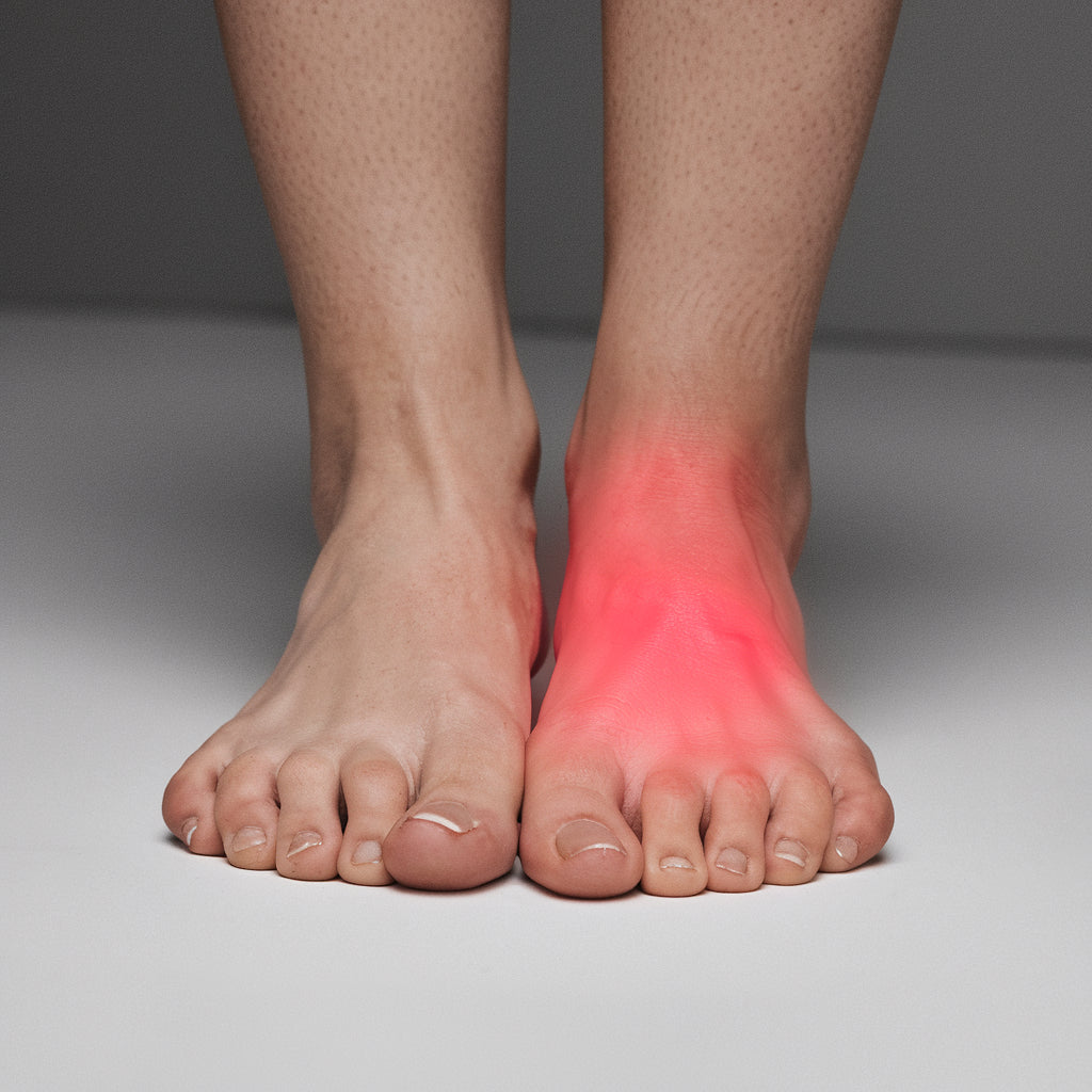 Gikt i foten är en smärtsam form