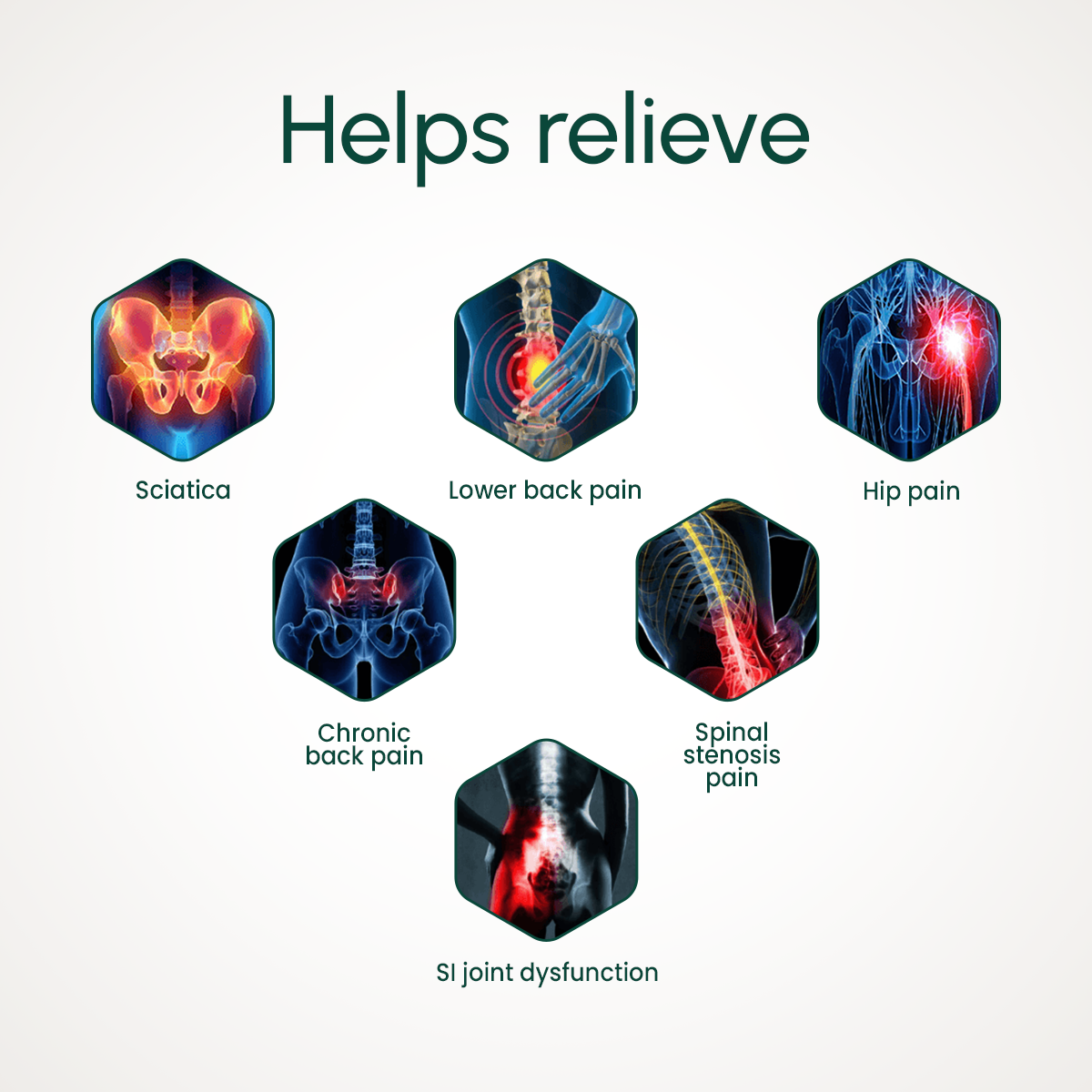 BackRelief Plus™ Double Compression Back Relief Belt