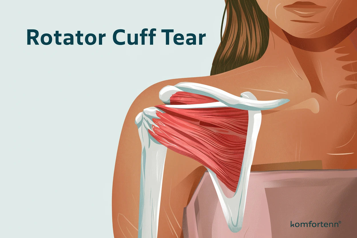 Muskelbristning i axeln innebär att muskelfibrer i axeln 