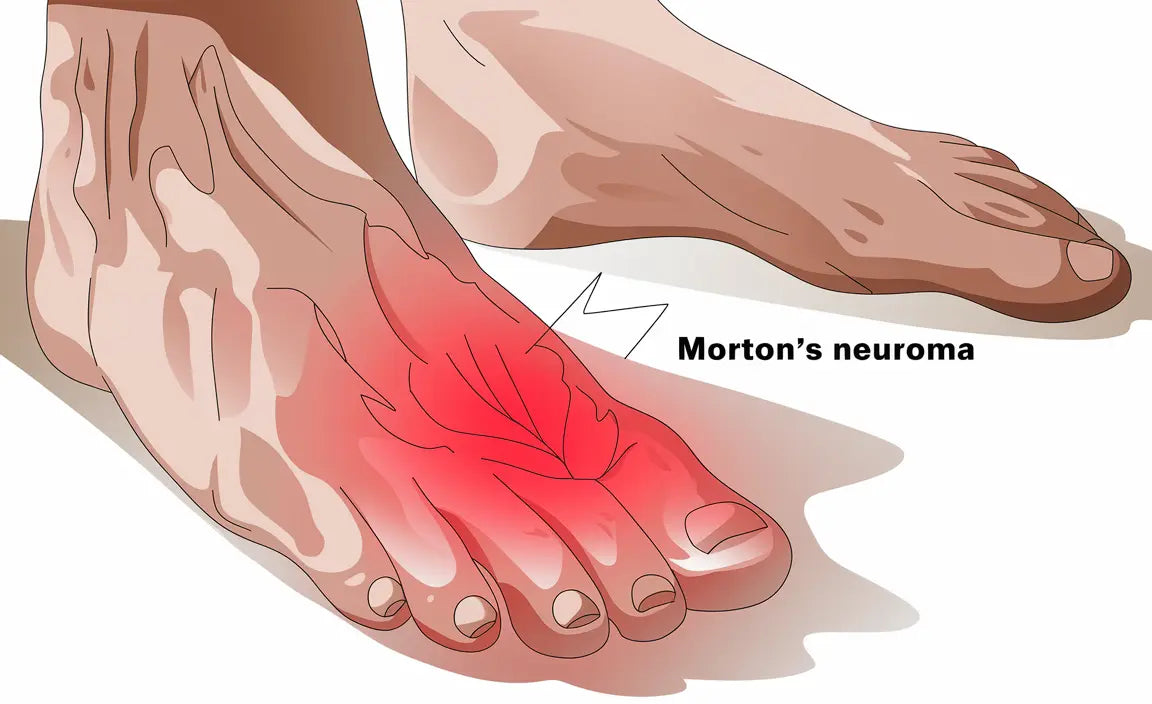 Mortons neurom är ett smärtsamt