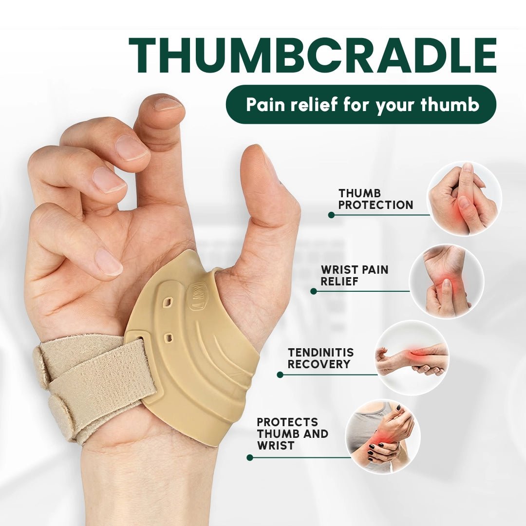 ThumbCradle™ Adjustable Thumb Support - Komforten